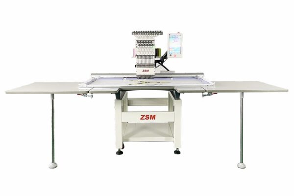 จักรปักคอมพิวเตอร์ ZSM รุ่น QM-1201 (ใหญ่ ลดโต๊ะได้ 1 หัว 12 เข็ม)